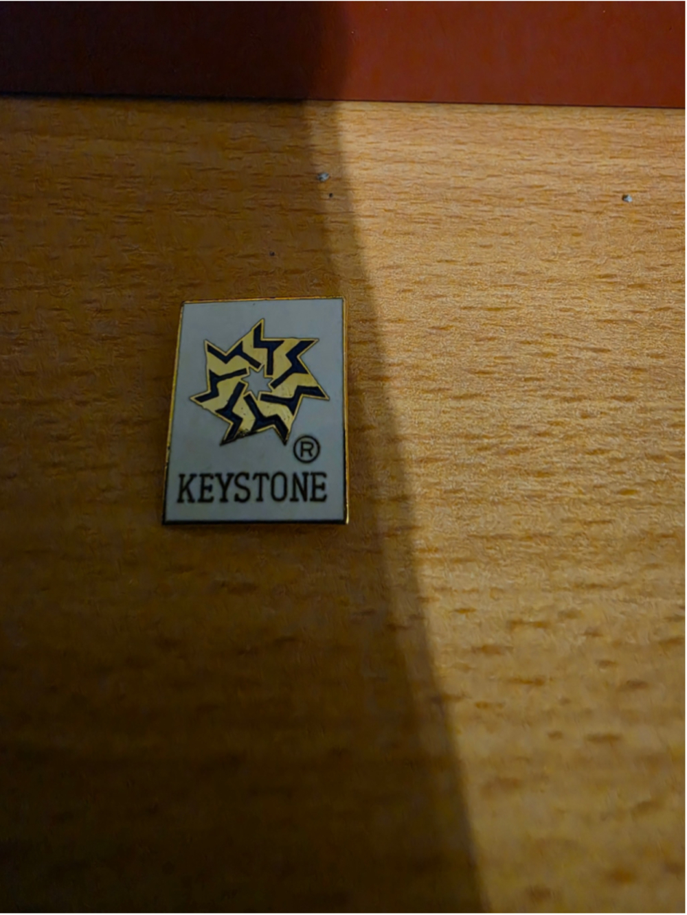 Vintage Keystone Colorado Ski Resort Enamel Logo Pin Retro Skiing Souvenir